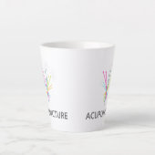 Tasse Acupunctuur, acupunctuurcadeau Latte Mok (Voorkant)