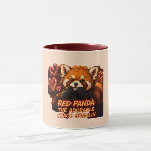 Tasse « Adorable Chaos Gremlin » Panda roux (Centre)