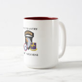 TASSE AÉROPORTÉE de l'INFANTERIE 502D 101ST (Devant droit)