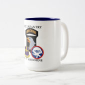 TASSE AÉROPORTÉE de l'INFANTERIE 502D 101ST (Devant droit)