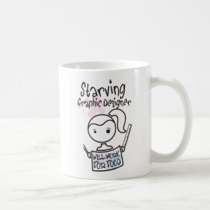 Tasse affamée de concepteur