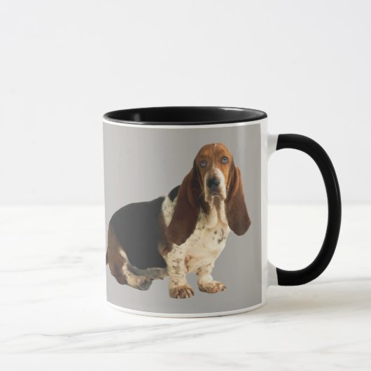 Tasse affectueuse d'amusement de Basset Hound (Droite)