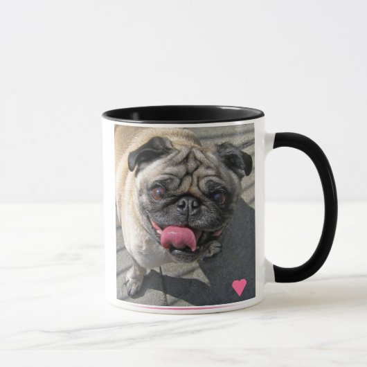 Tasse affectueuse de carlin (Droite)
