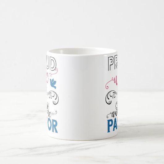 Tasse affectueuse fière d'épouse de pasteur (Centre)