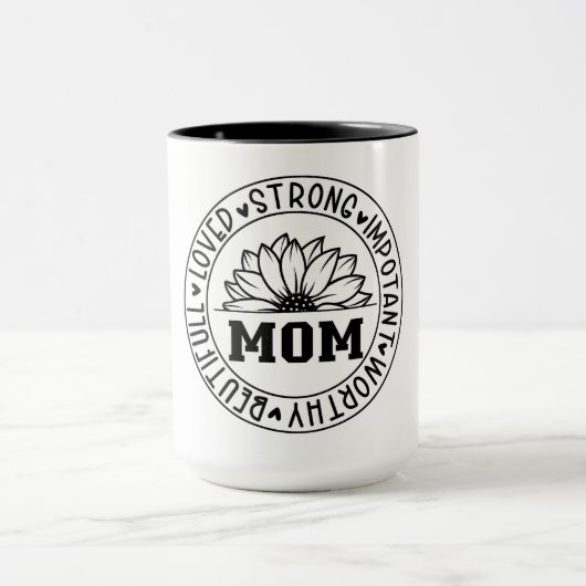 Tasse Affirmation Circle MAMAN (Centre)