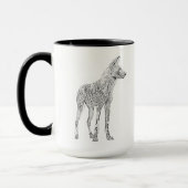 Tasse africaine de chien sauvage - série de (Gauche)