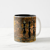 Tasse africaine de femmes (Devant droit)