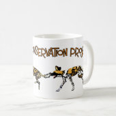 Tasse africaine de projet de conservation de (Devant droit)