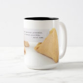 Tasse aimable de biscuit de fortune (Devant droit)