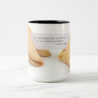 Tasse aimable de biscuit de fortune
