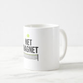 Tasse aimantée drôle pour filet de Pickleball (Devant droit)