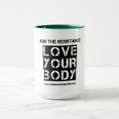 Tasse "aimez votre corps" (Centre)