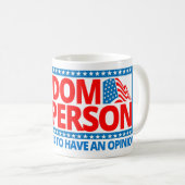 Tasse aléatoire de Layperson (version de drapeau (Devant droit)