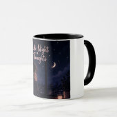Tasse Alien Pensées de fin de soirée (Devant droit)
