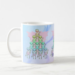 Tasse alien Triangle Rose