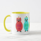 Tasse alignée par hibou (Gauche)