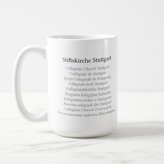 Tasse allemande (Gauche)