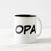 TASSE ALLEMANDE DE GRAND-PAPA D'OPA (Devant droit)