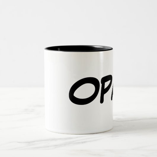 TASSE ALLEMANDE DE GRAND-PAPA D'OPA (Centre)