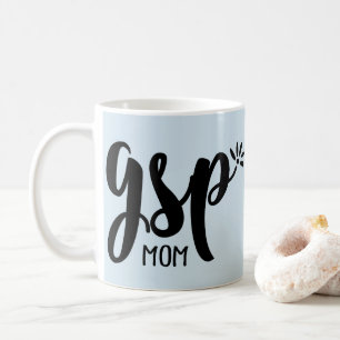Tasse allemande de maman d'indicateur aux cheveux