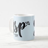 Tasse allemande de maman d'indicateur aux cheveux (Devant gauche)