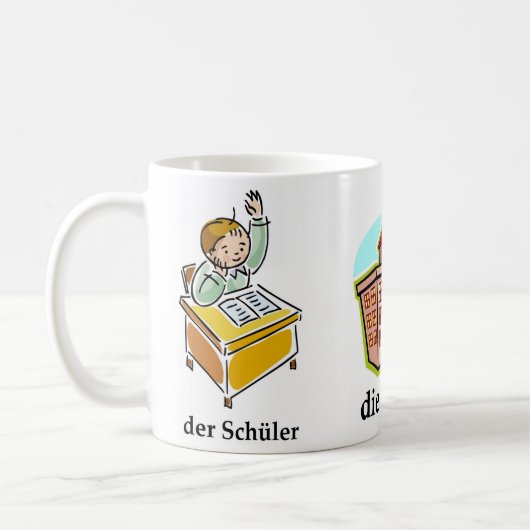 Tasse allemande d'école (Gauche)