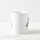 Tasse Alpha Shadow A – Lettre A foncée (Centre)