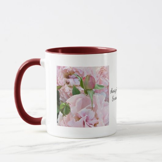 Tasse Amazing Grace Roses SVG (Gauche)