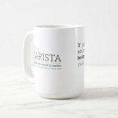 Tasse amère 2 de barman (Devant gauche)