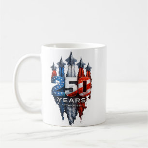 Tasse America 250 Ans – Avions de chasse patriotiq
