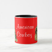 TASSE AMÉRICAINE DE COWBOY (Centre)