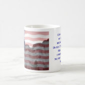 Tasse américaine de drapeau de citoyenneté (Centre)
