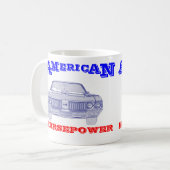 Tasse américaine de puissances en chevaux (Devant gauche)