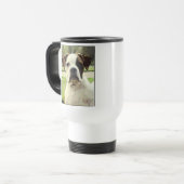 Tasse américaine de voyage de bouledogue (Devant gauche)
