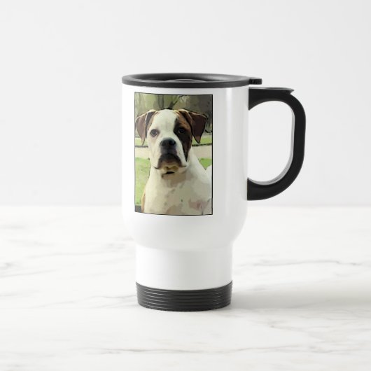 Tasse américaine de voyage de bouledogue (Droite)