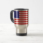 Tasse américaine de voyage de drapeau de (Devant gauche)