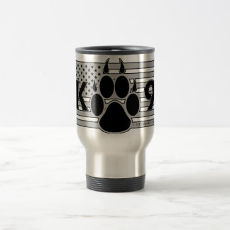 Tasse américaine de voyage de la patte K-9
