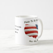 Tasse américaine fière (Devant droit)
