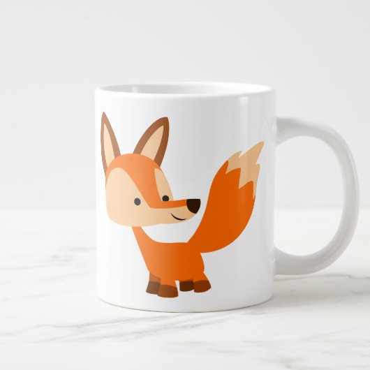 Tasse amicale mignonne d'éléphant de Fox de bande (Droite)
