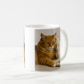 Tasse Amis Chat Confortables (Devant droit)
