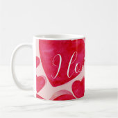 Tasse Amour Abstrait - Je t'aime manuscrit  (Gauche)