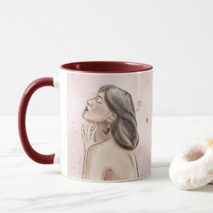 Tasse Amour de Soi Rose & Éclaboussures