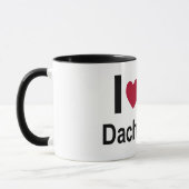 Tasse - amour d'I mon teckel (Gauche)