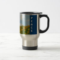 Tasse Amour Paix Ciel Bleu Nuages Blancs Favoris