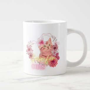 Tasse Amour pour les Chats – Mug à Café Adorable a