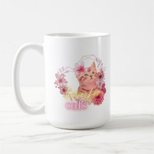Tasse Amour pour les Chats – Mug à Café Adorable a