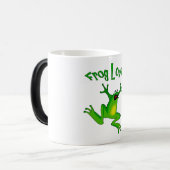 Tasse Amoureux de Grenouille - Ajouter Texte (Devant gauche)