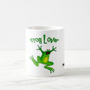 Tasse Amoureux de Grenouille - Ajouter Texte