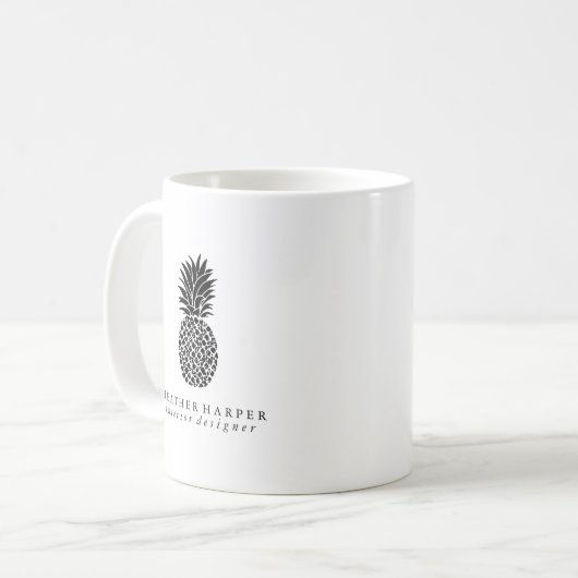 Tasse - ananas (Devant gauche)