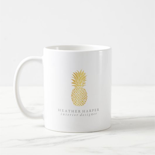 Tasse - ananas d'or (Gauche)